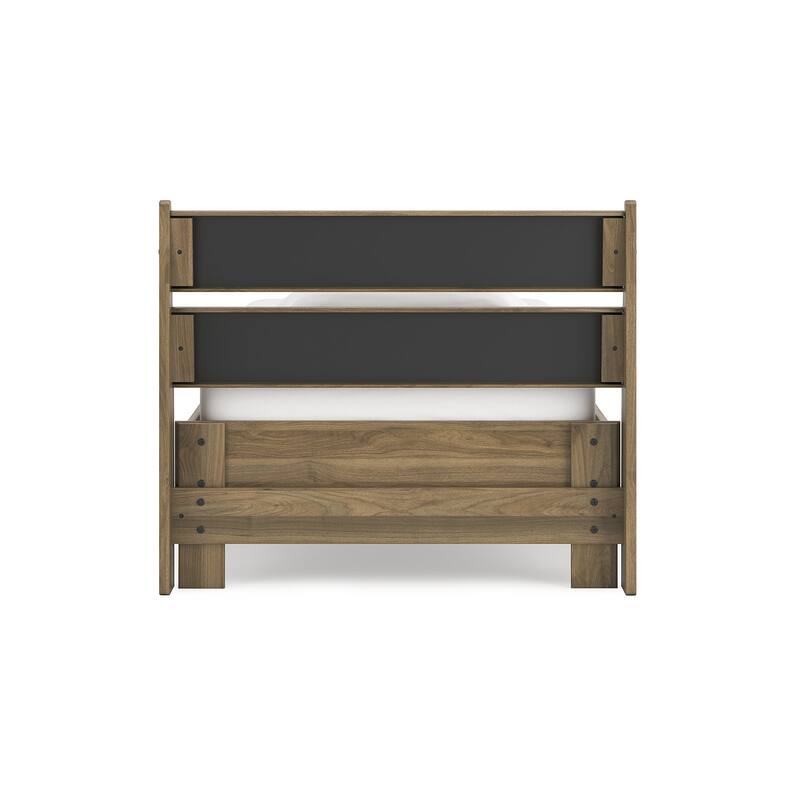 Signature Design by Ashley Deanlow Brown Platform Panel Bed