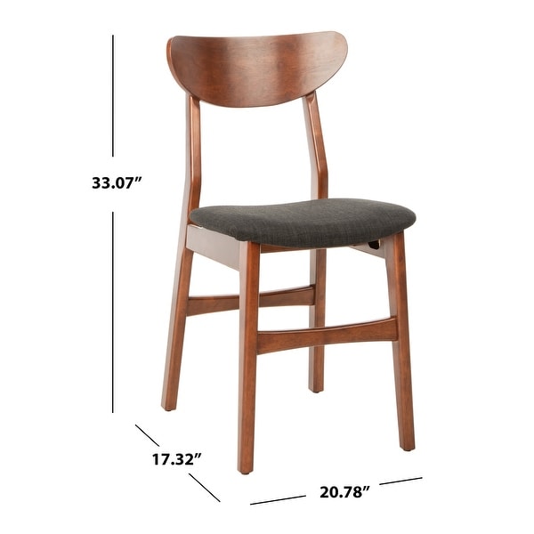 Safavieh Lucca Retro Dining Chair (Set of 2) - 17.3" x 20.8" x 33.1"