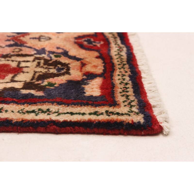 ECARPETGALLERY Hand-knotted Andelz Red Wool Rug - 5'4 x 7'6