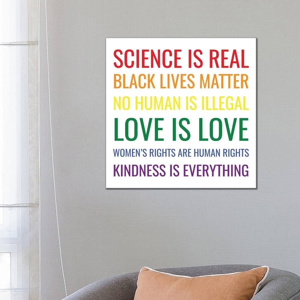 iCanvas "Kindness is Everything II" by 5by5collective Canvas Print