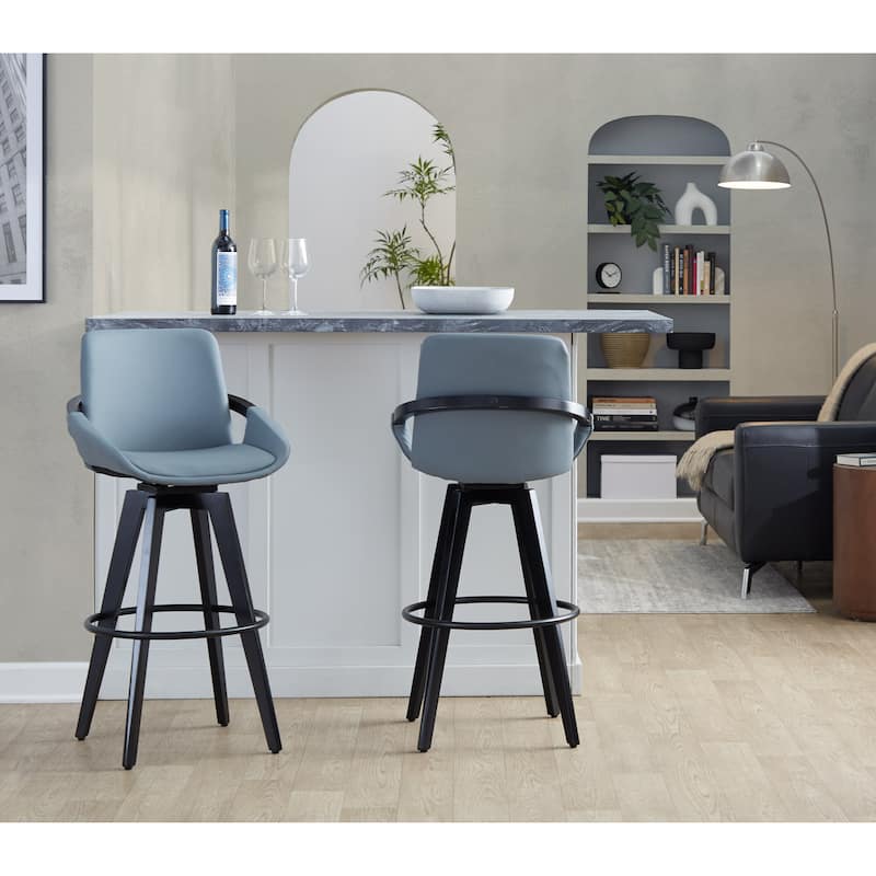 Cosmo 30" Fixed-Height Barstool - Set of 2
