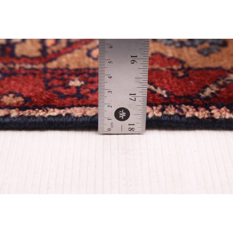 ECARPETGALLERY Hand-knotted Andelz Dark Navy Wool Rug - 3'6 x 11'9