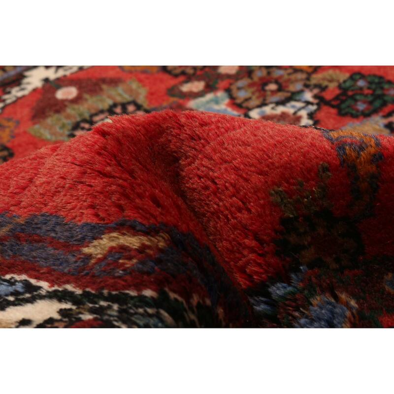 ECARPETGALLERY Hand-knotted Andelz Red Wool Rug - 3'0 x 9'2