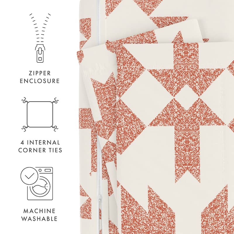 Becky Cameron Premium Ultra Soft Adobe Diamond 3-Piece Reversible Duvet Cover Set