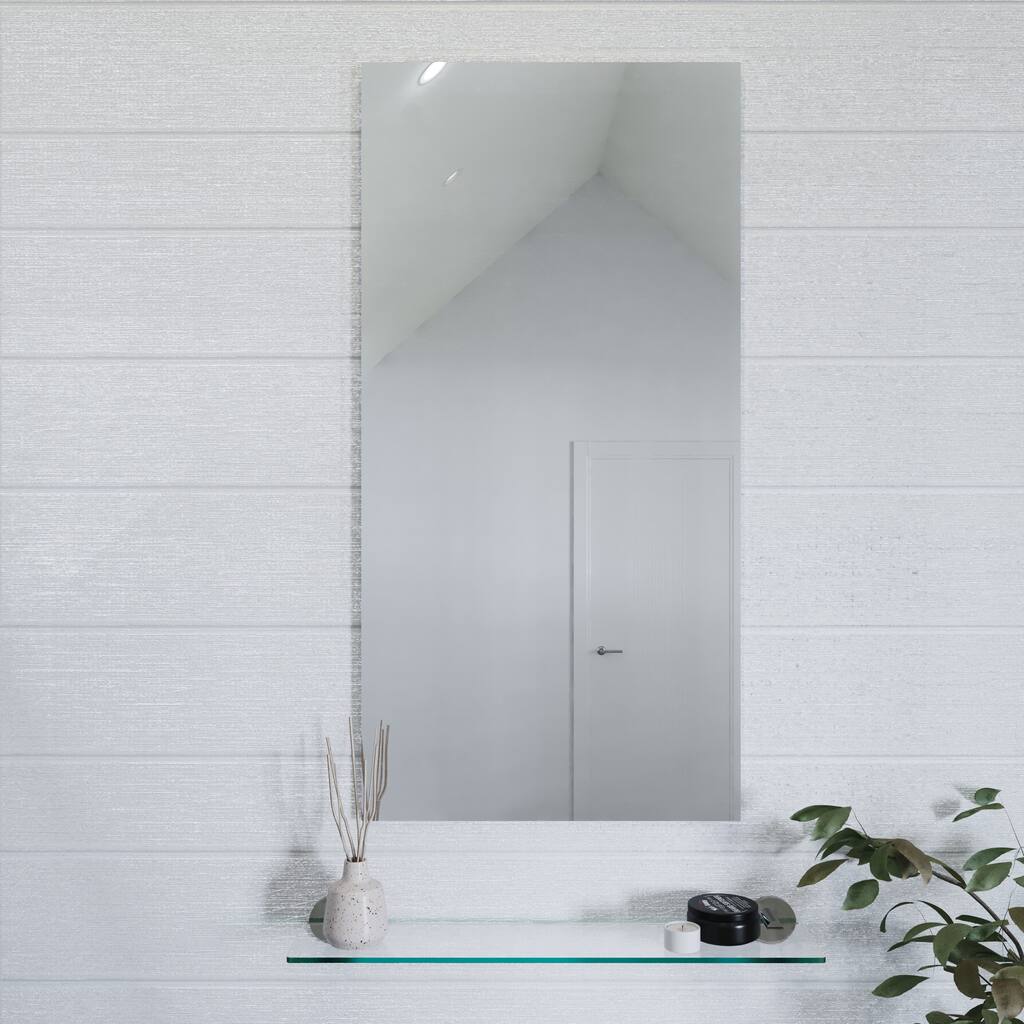Croydex Kentmere Rectangular Bathroom Vanity Wall Mirror