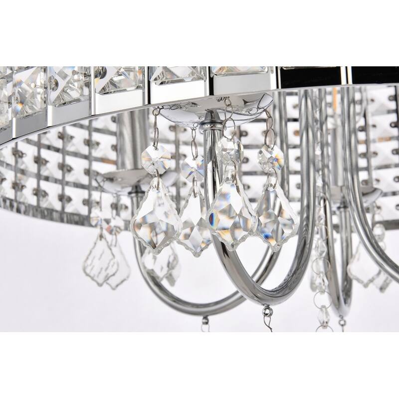 Esther 17 inch Flush Mount Chandelier