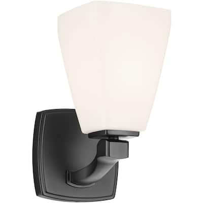 Kichler 55214 Marant 10" Tall Bathroom Sconce with Opal Glass Shade