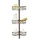 preview thumbnail 25 of 40, Utopia Alley Tension Pole Shower Caddy Corner Organizer, Adjustable with 4 Removable Baskets, 60 to 97 Inch