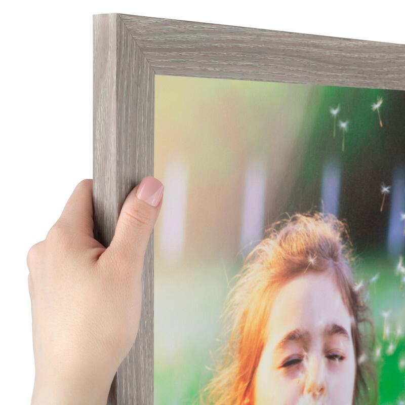 ArtToFrames Metro Modern 16x24 Inch Picture Frame, 1.25 Inch MDF Poster Frame Available in Multiple Colors (FRBW26-16x24) - Gray Oak - 16x24