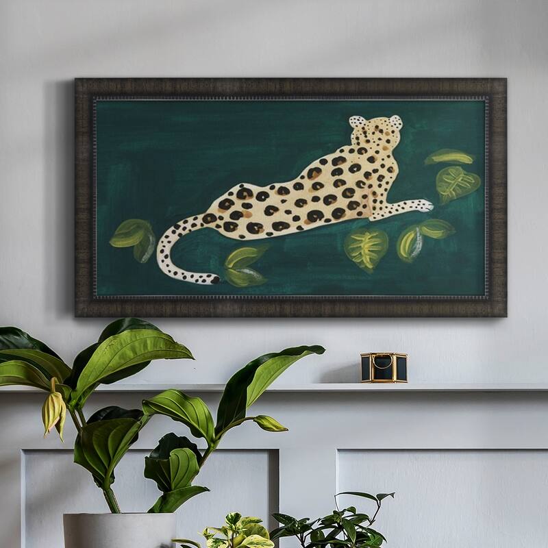 Lethargic Leopard I Premium Framed Canvas- Ready to Hang
