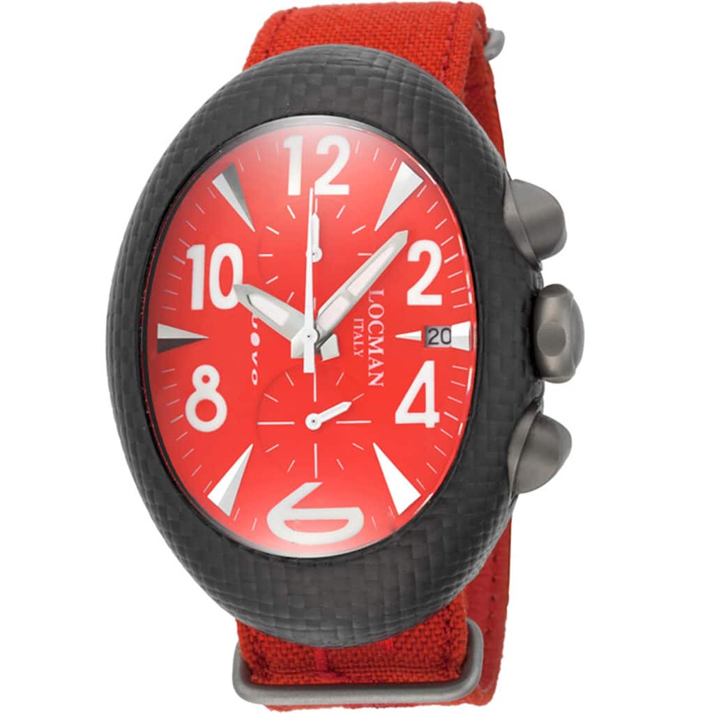 Locman Men's Nuovo Red Dial Watch - 100RDCRBQ - 6 (36)