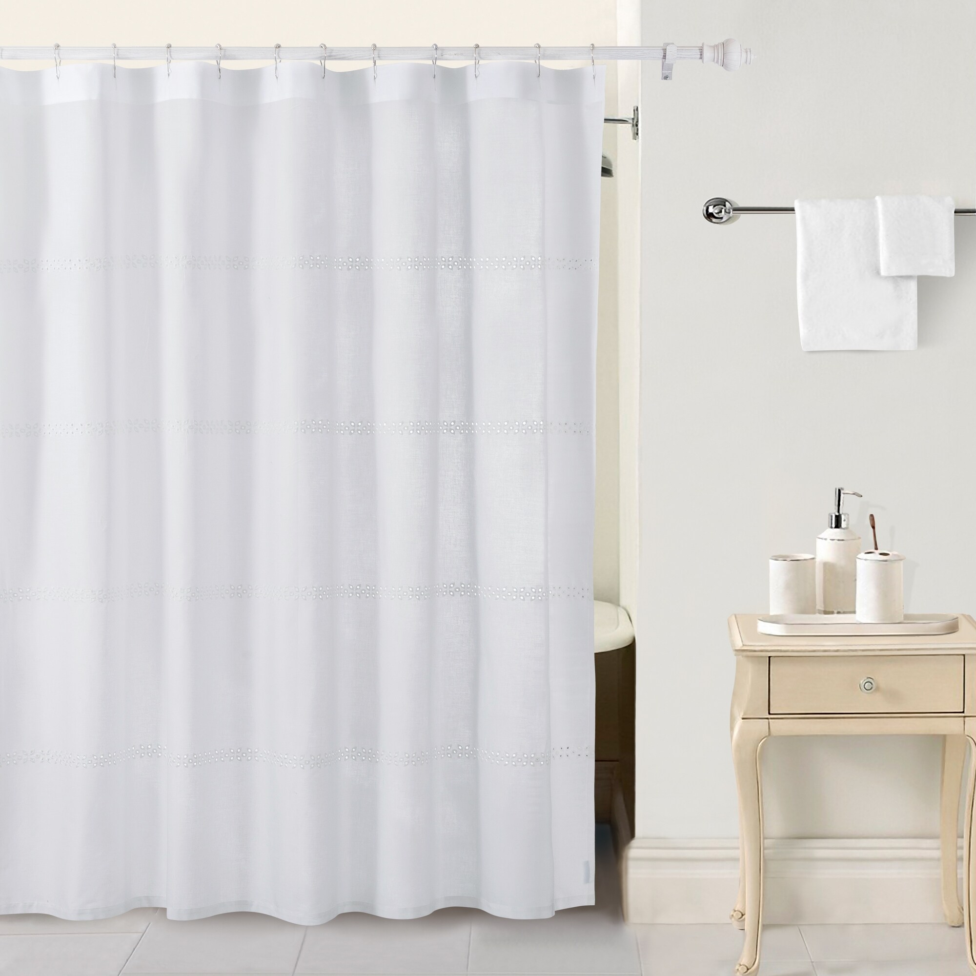 Country Living Eyelet Shower Curtain 