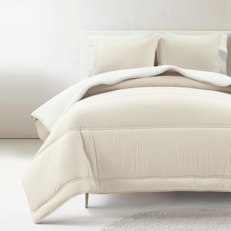 Lush Decor Oslo Soft Reversible Quilted Comforter Set
