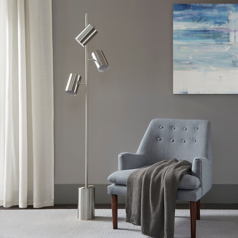 INK+IVY Alta 3-Light Metal Floor Lamp