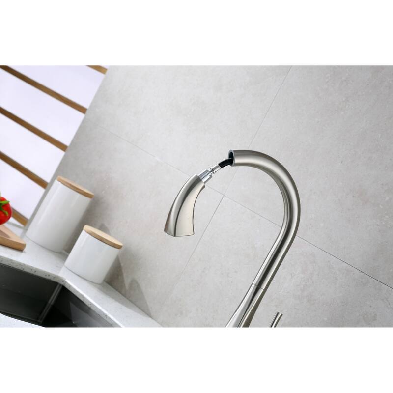 Ultra Faucets Quest Collection Single-Handle Kitchen Faucet With Pull-Down Spray