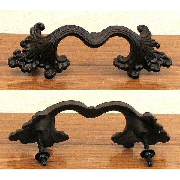 Leaf Cast Iron Drawer Handle