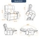 preview thumbnail 3 of 16, Power Lift Recliner Chair with Heat, 8-Point Massage, Hidden Cup Holders, and Medium-Firm Heavy-Duty Design