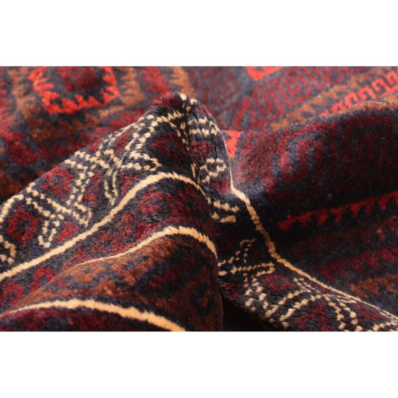 ECARPETGALLERY Hand-knotted Teimani Dark Grey Wool Rug - 3'3 x 4'8