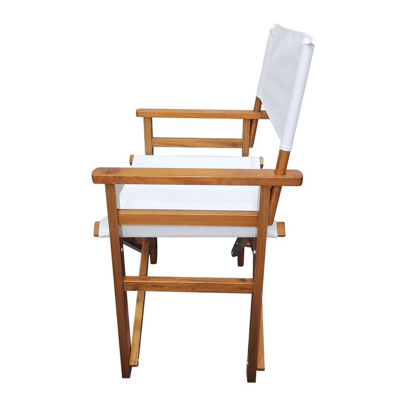 Nestfair Folding Chair Wooden Director Chair Canvas Folding Chair Bed