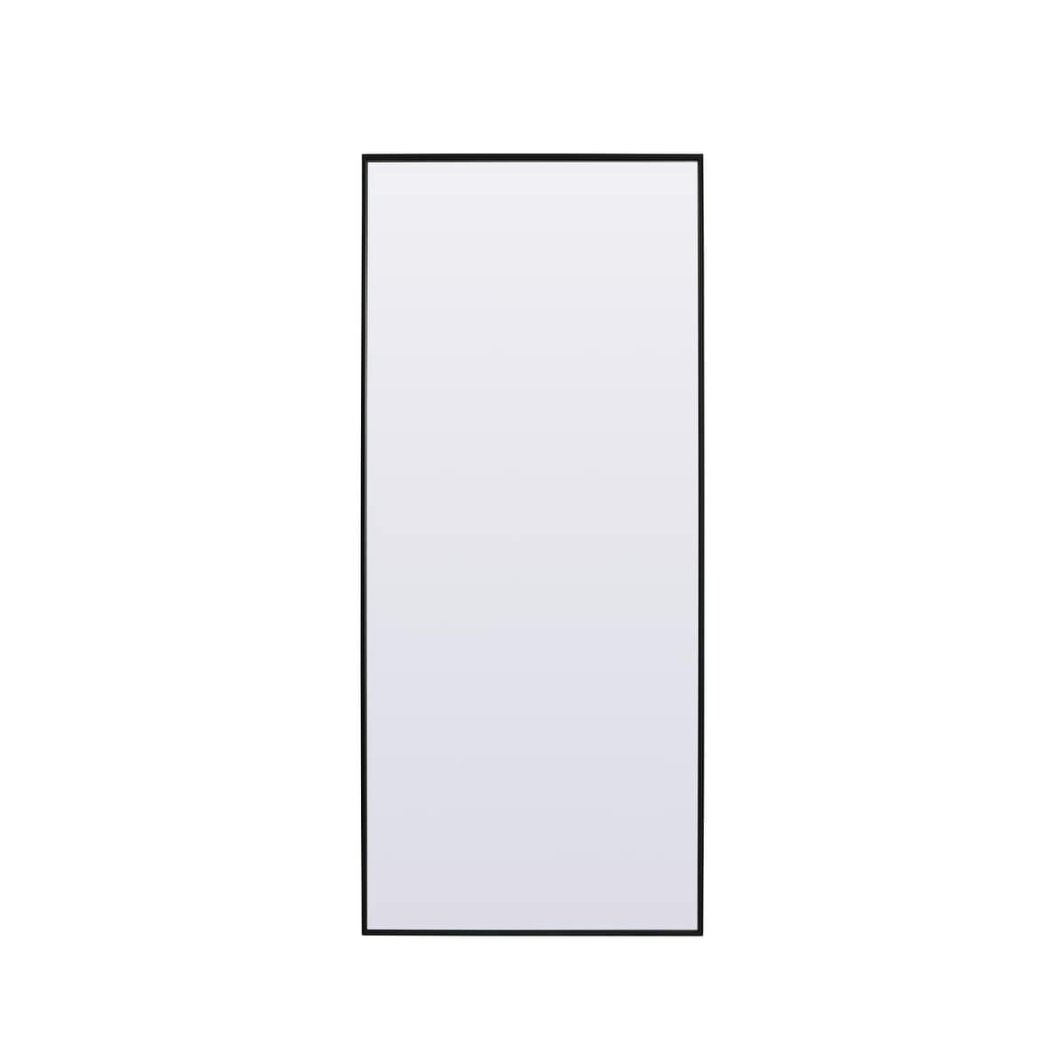 Indigo Home Metal Frame Rectangle Full Length Mirror 30x72 Inch