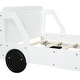preview thumbnail 34 of 33, Twin/Full Car Bed for Kids, Car Shaped Platform Bed with Wheels, Headboard and Footboard, Toddler Car Bed Slat Support