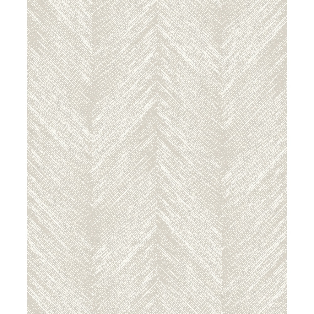 Seabrook Designs Otto Geometric Chevron Non-Woven Unpasted Wallpaper