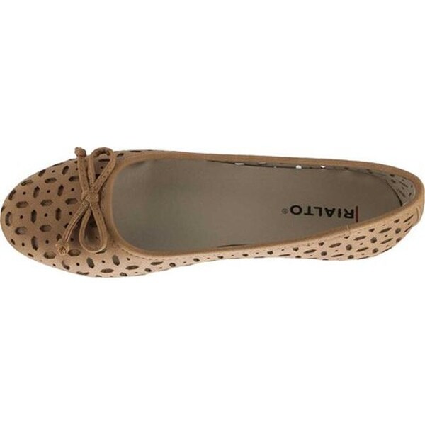 walnut ballet flats