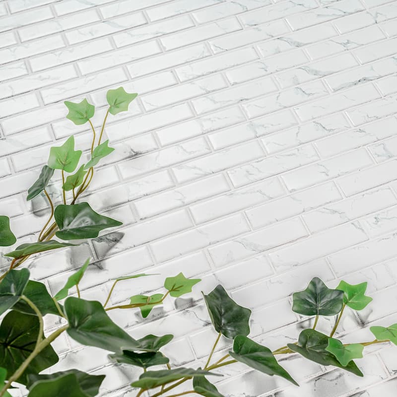 Ackland AKM-P-L1X4BRM-CA 12" x 12" Porcelain Brick Floor and Wall