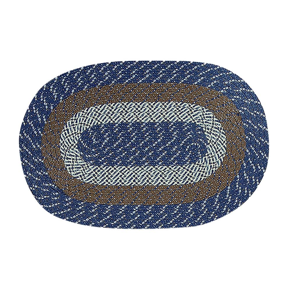 Better Trends Country Braid Reversible Area Rug