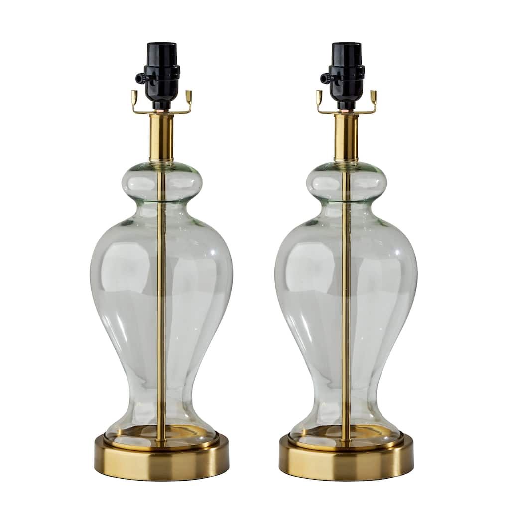 Brass Glass Lamp Bases
