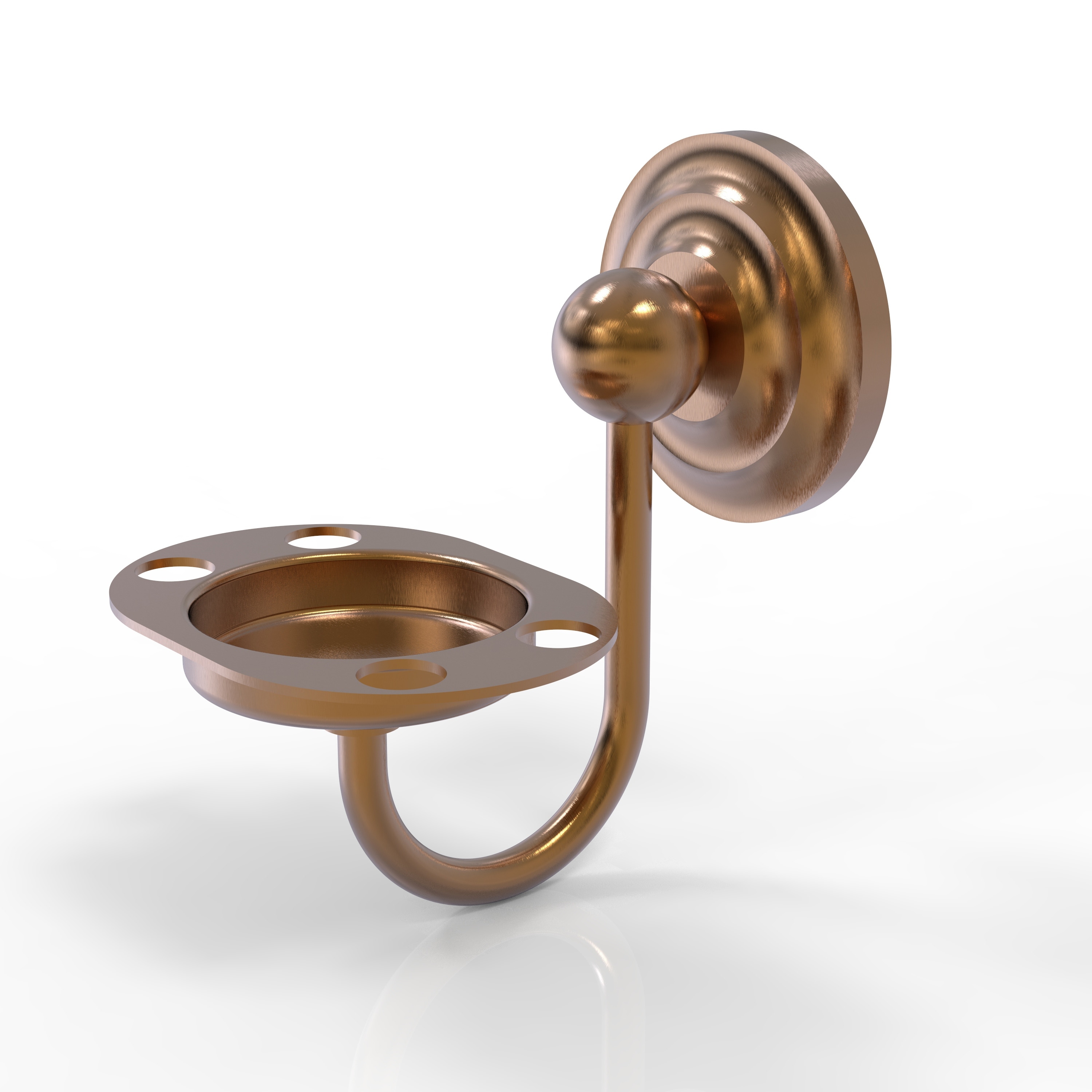 Allied Brass Que New Collection Tumbler and Toothbrush Holder