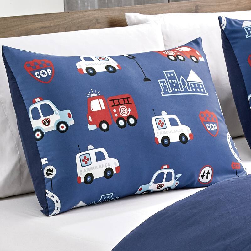Firetruck Twin/Full size comforter set