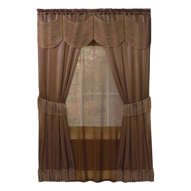Achim Halley 6 Piece Window Curtain Set