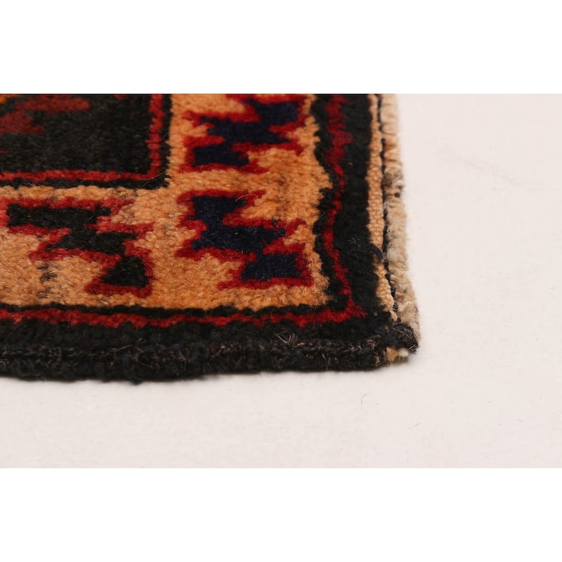 Teimani Black Rug 4'1" x 7'1" - 4'1 x 7'1