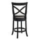 preview thumbnail 11 of 12, Barrett Swivel Counter Stool Black
