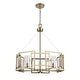 preview thumbnail 8 of 6, Marco 5-Light Chandelier in Brushed Champagne Bronze with Clear Glass - 5 Light Chandelier