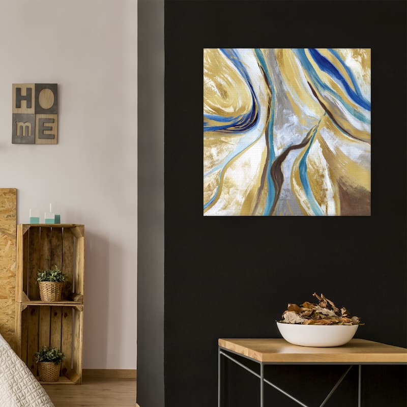 Agate & Gold II by Nan Canvas Art Print