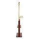 preview thumbnail 15 of 14, Roomfitters Double-Layer Coat Rack with Golden Frame, Solid Wood Shelf and Hat Stand for Entryway Storage, Gold+Walnut