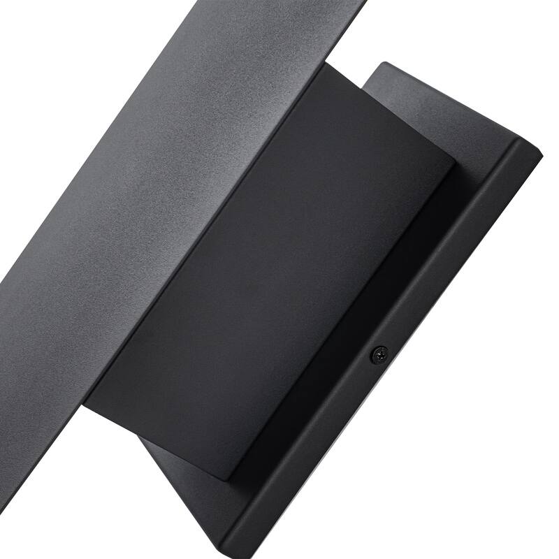 Matte Black Integrated LED Outdoor Wall Sconce