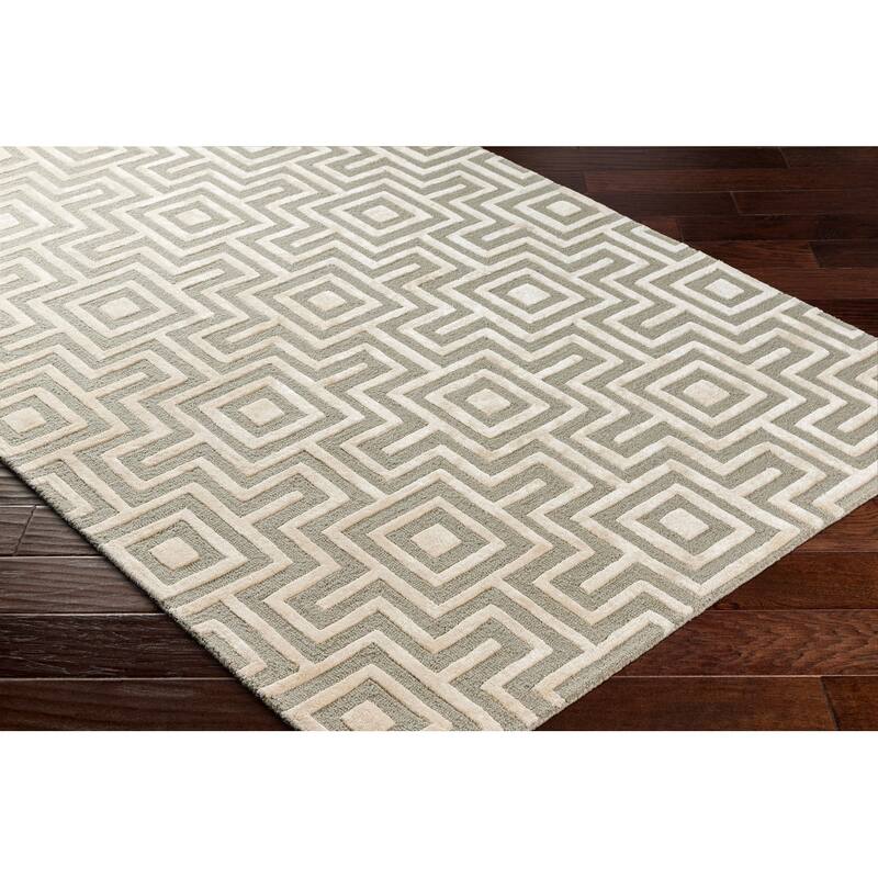 Magnus Handmade Classic Wool & Viscose Area Rug