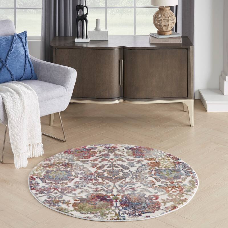 Nourison Global Vintage Indoor only Persian Area Rug