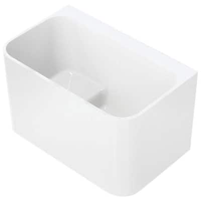 Kingston Brass VTSQ472726S Aqua Eden 47" Free Standing Acrylic Soaking