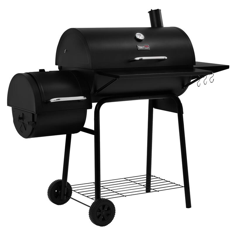 Royal Gourmet CC1830S Charcoal Grill with Offset Smoker,Black