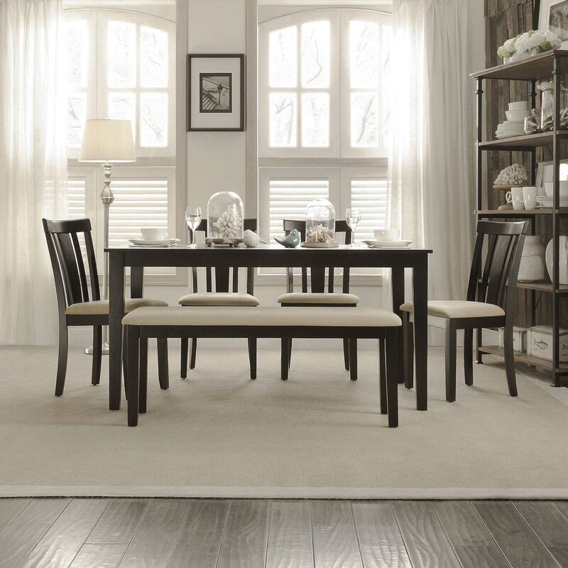 Wilmington Black Wood Dining Set by iNSPIRE Q Classic