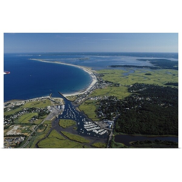 "Salt marsh, Duxbury, MA" Poster Print