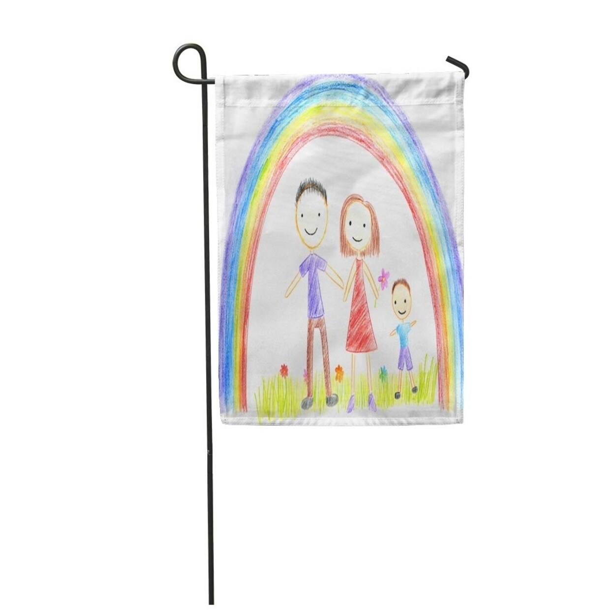 Shop Child Kids Drawing Happy Family Wooden Table Rainbow Garden Flag Decorative Flag House Banner 28x40 Inch On Sale Overstock 31373902,Im Not Interested In You Meme