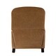 preview thumbnail 24 of 96, Gladis Modern Retro Genuine Leather Recliner with Nailhead Trim Set of 2 by HULALA HOME