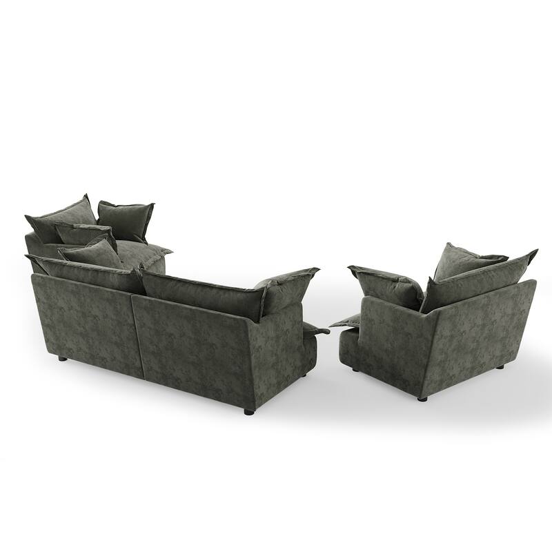 Cloud Chenille Upholstered Modular Sectional Sofa