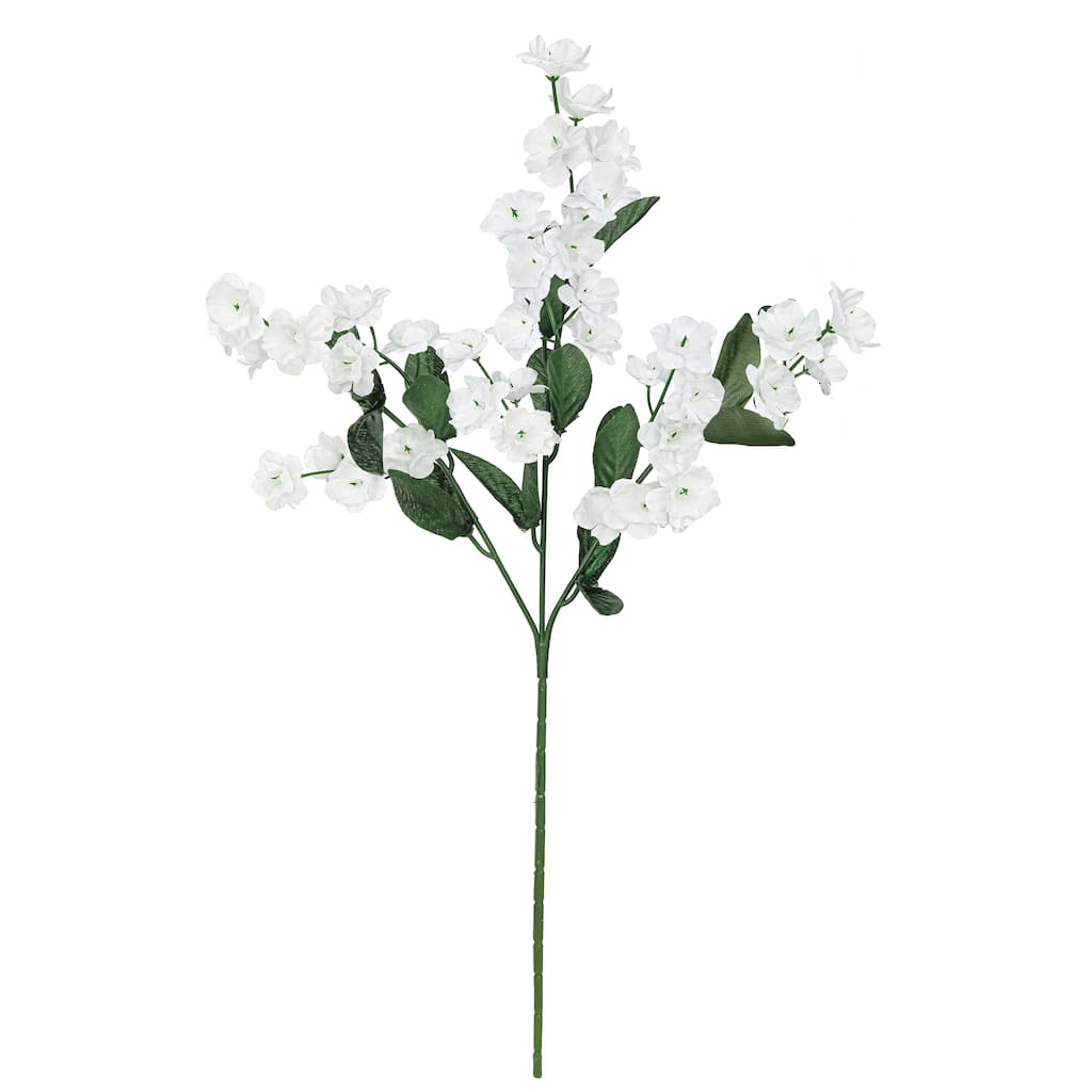 Set of 12 White Artificial Baby's Breath Gypsophila Flower Stem Spray 18in - 18" L x 5" W x 3" DP