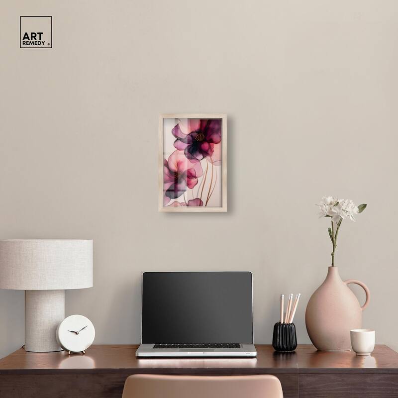 Velvet Verse III Shadowbox by Art Remedy